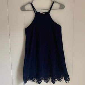 Size small mini dress dark blue
